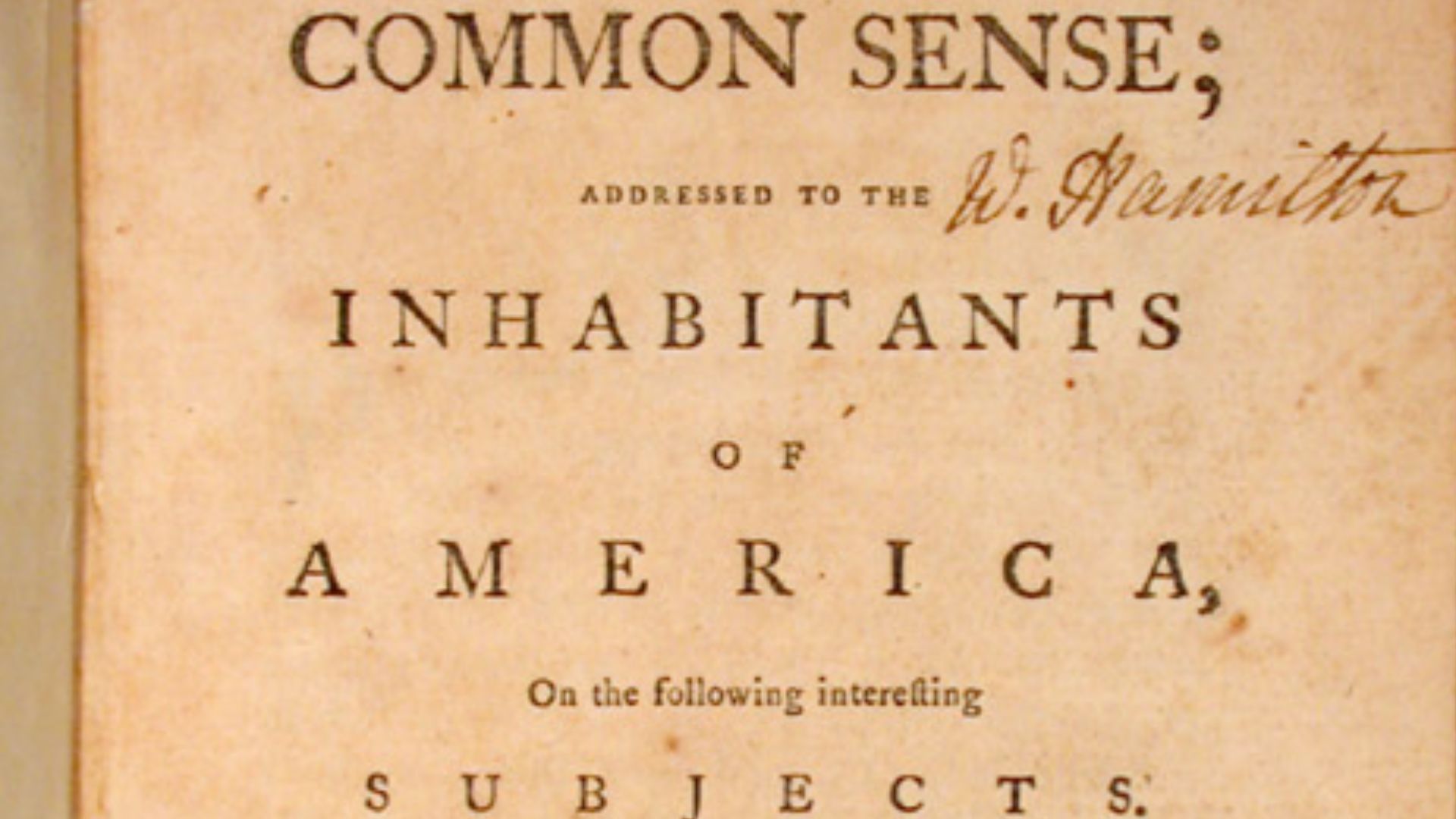 13. Les pamphlets politiques ont alimenté la révolution américaine