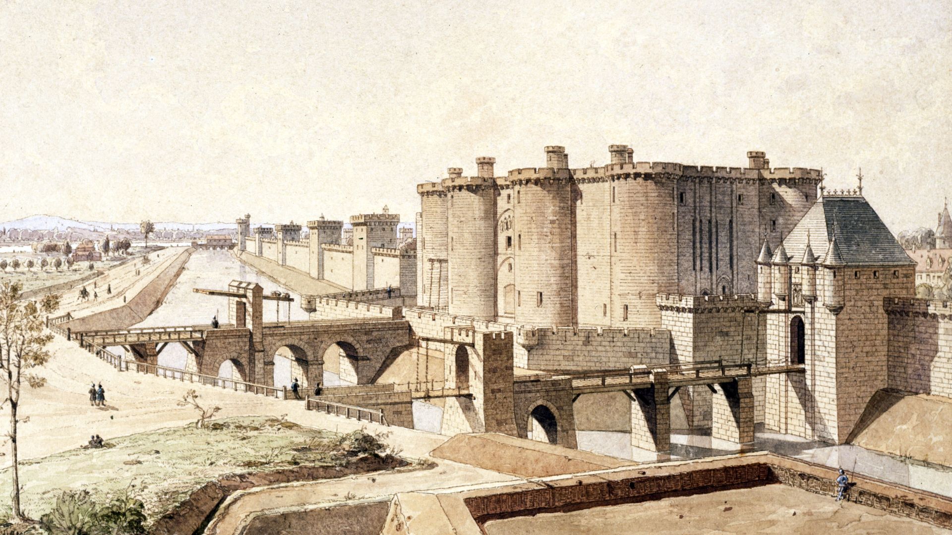 6. Prison de la Bastille : Paris, France, 1417 ap
