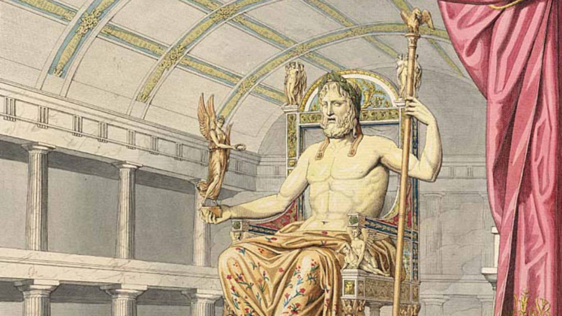 19. Statue de Zeus à Olympie, Grèce