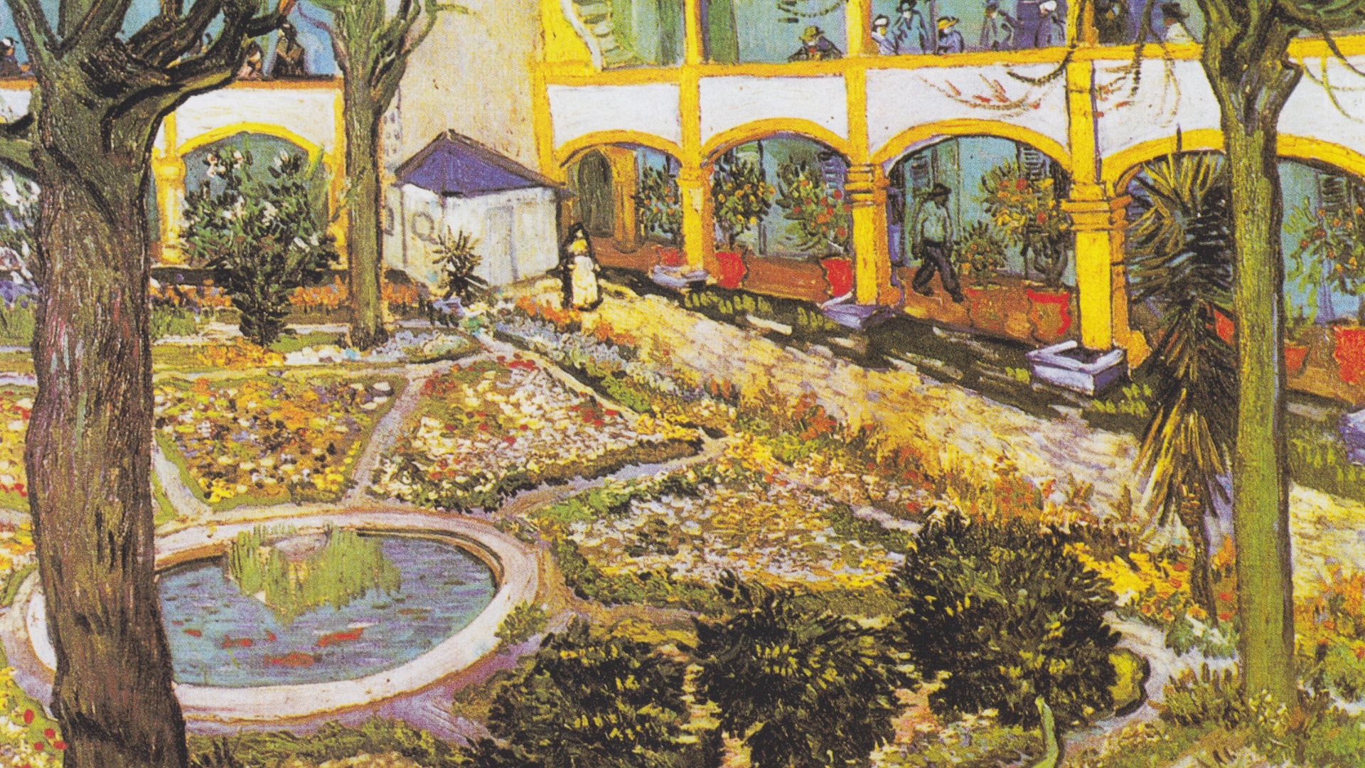 5. La cour de l'hôpital d'Arles (1889)