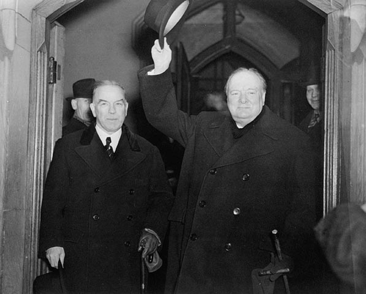 2. "Nous nous battrons sur les plages" par Winston Churchill