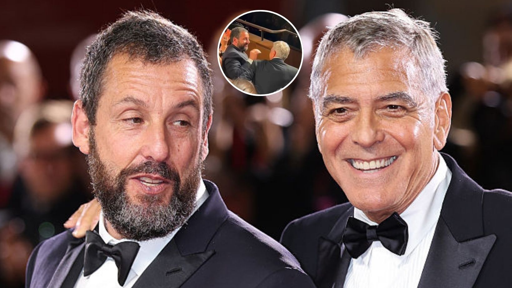 Ovation monstre pour Adam Sandler et George Clooney à Venise