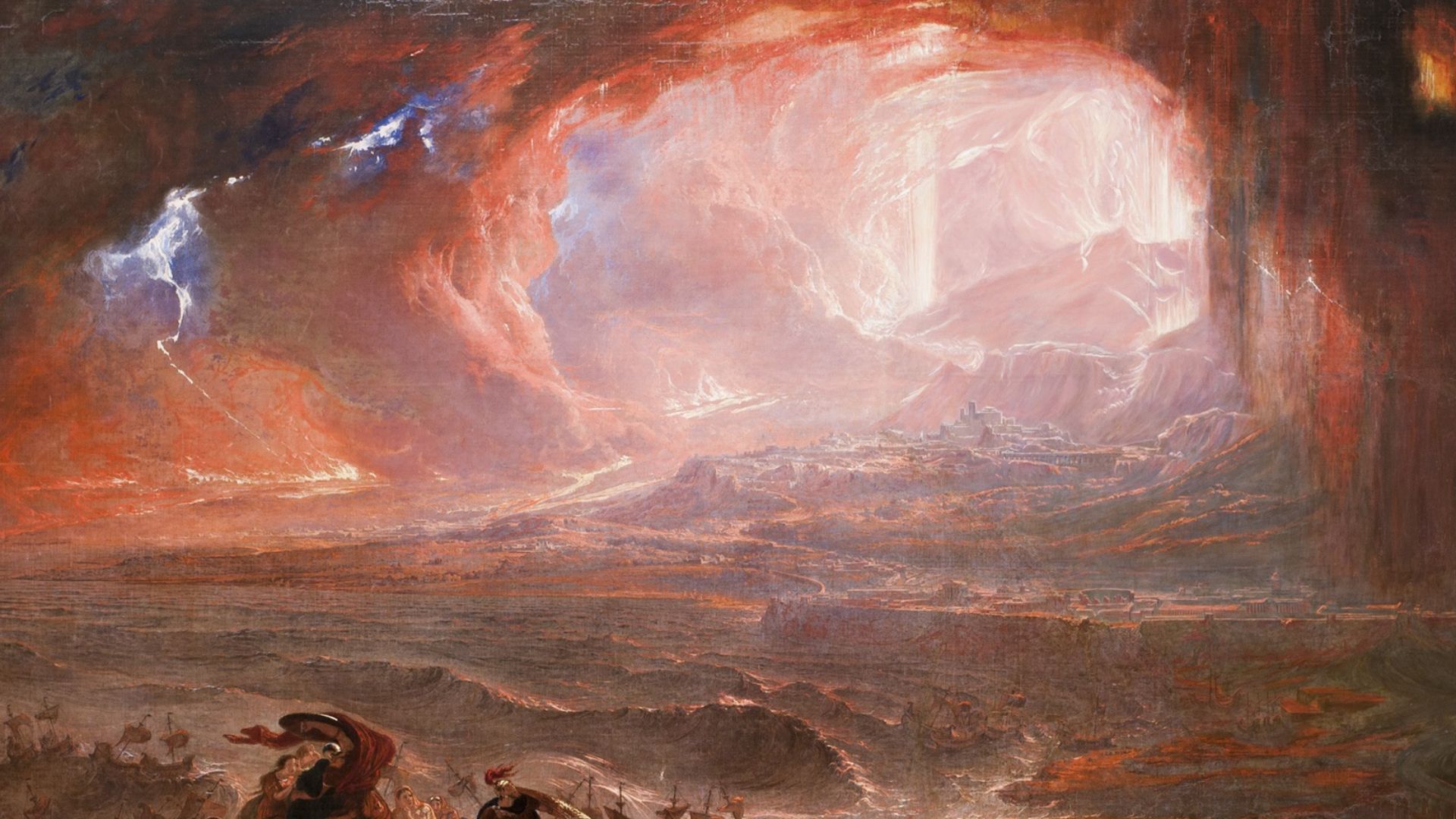 2. La destruction de Pompéi et d'Herculanum : John Martin