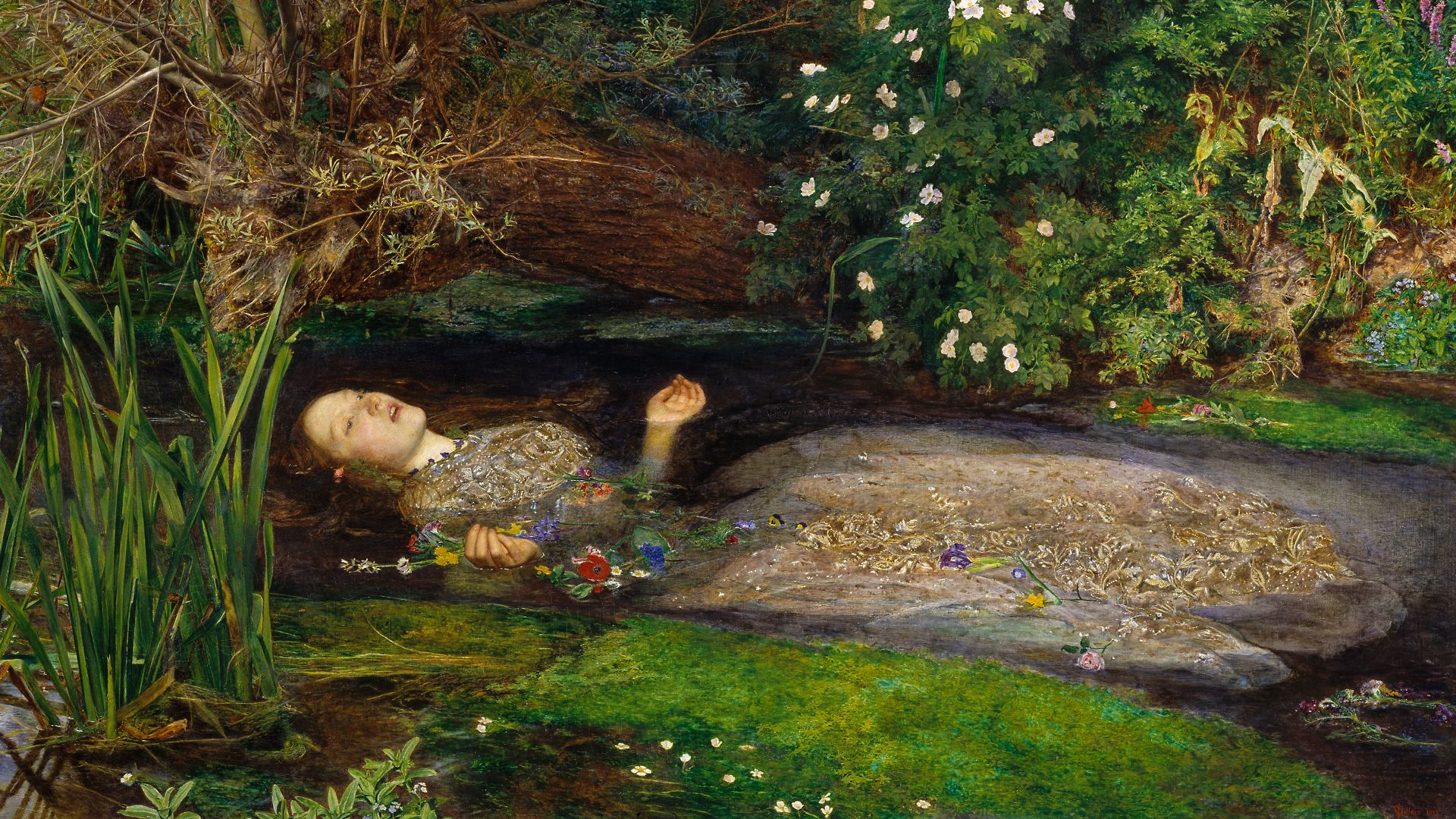 6. Ophélie : John Everett Millais
