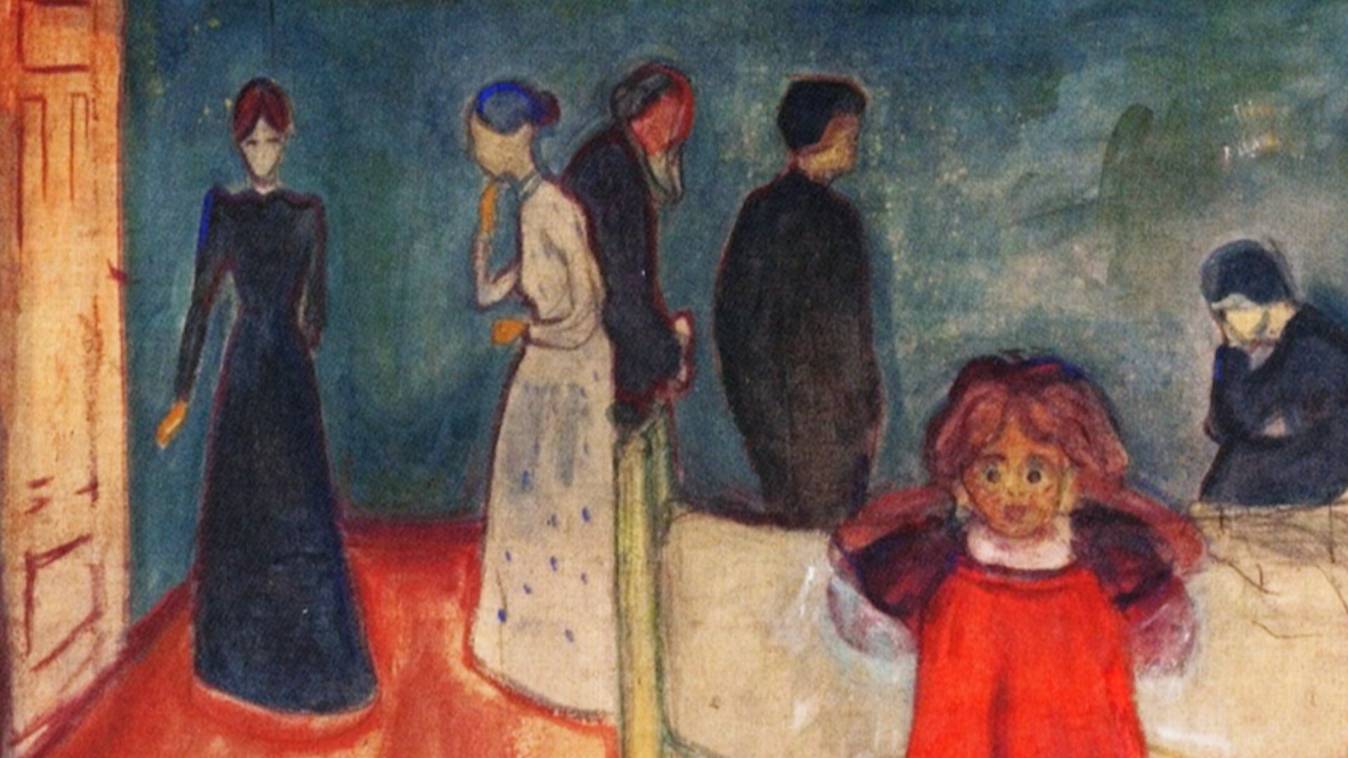 10. La mort et l'enfant : Edvard Munch