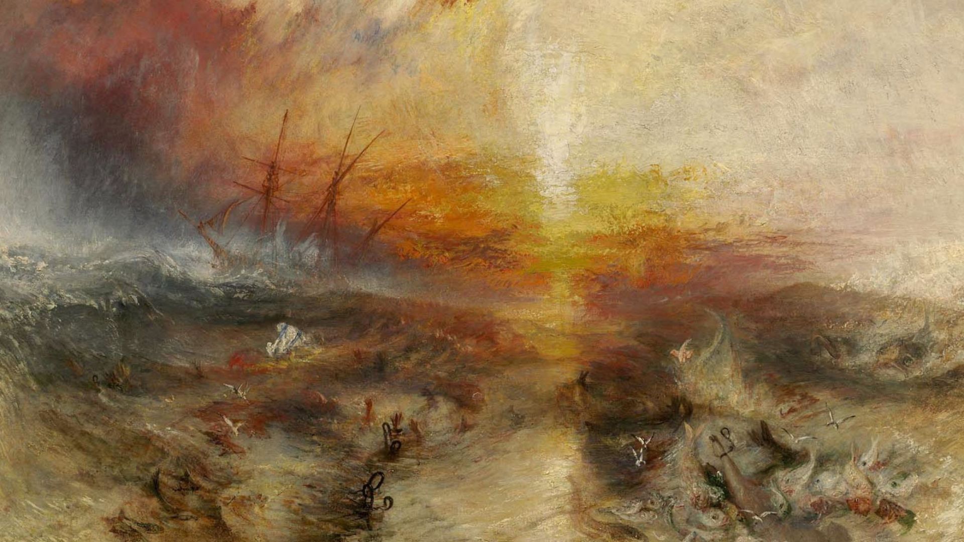14. Le navire négrier : J.M.W. Turner