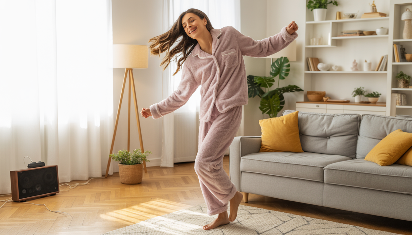 10. Lance une playlist feel-good et danse comme personne ne regarde