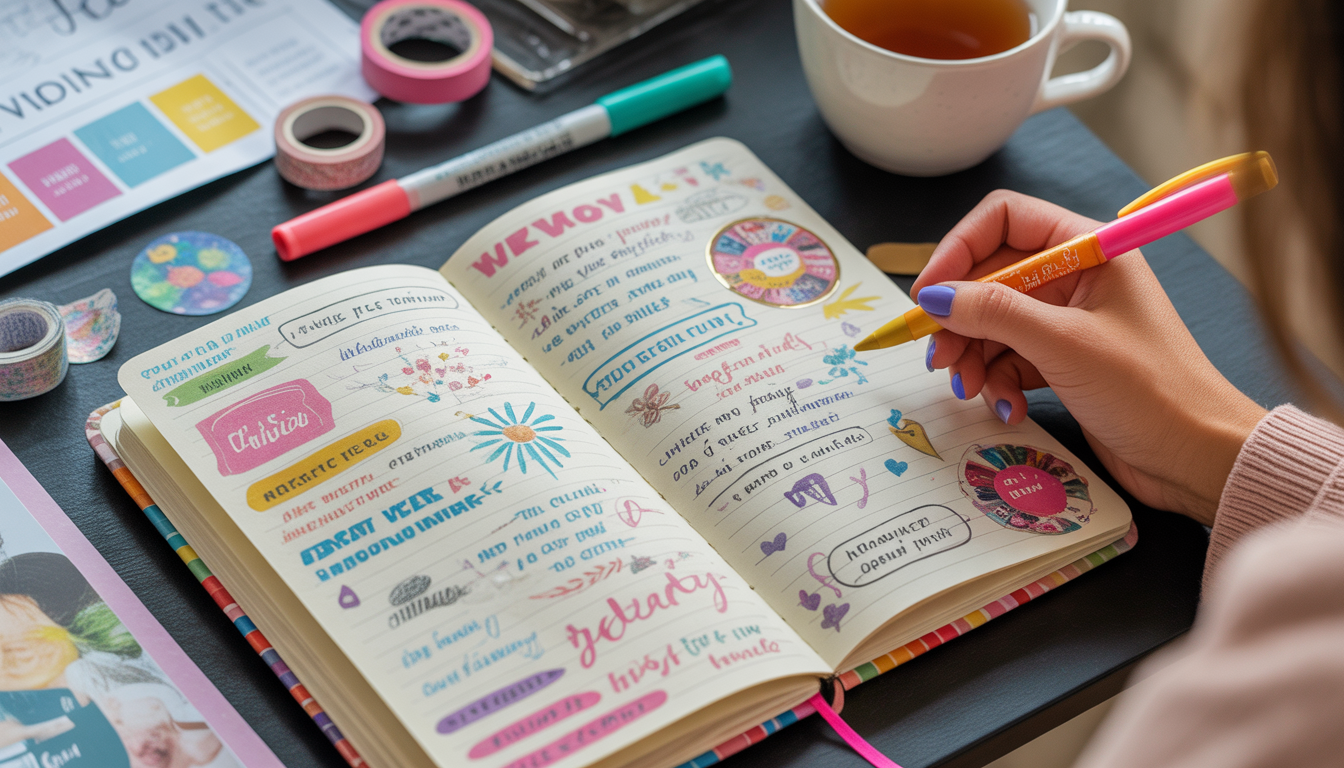 13. Lance-toi dans le journaling stylé