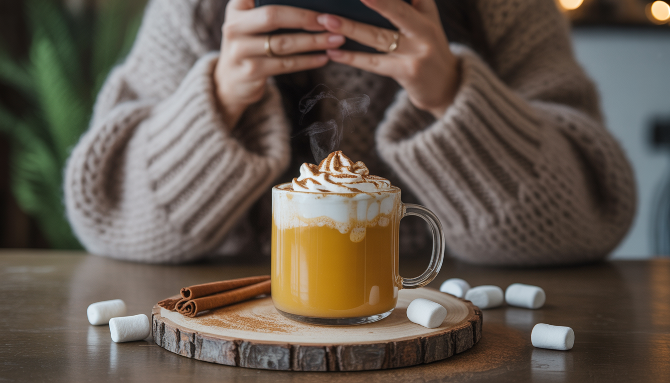 14. Prépare une boisson chaude originale