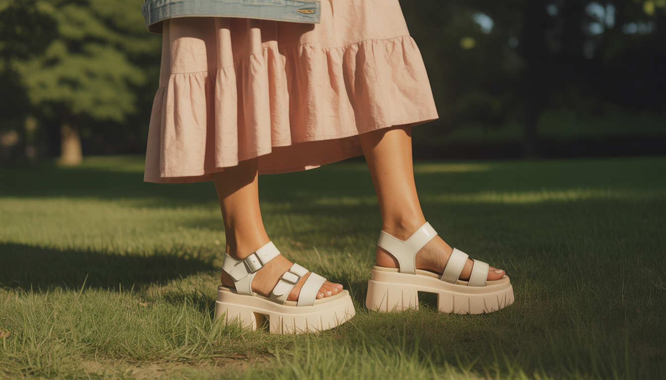 9. Sandales à plateforme