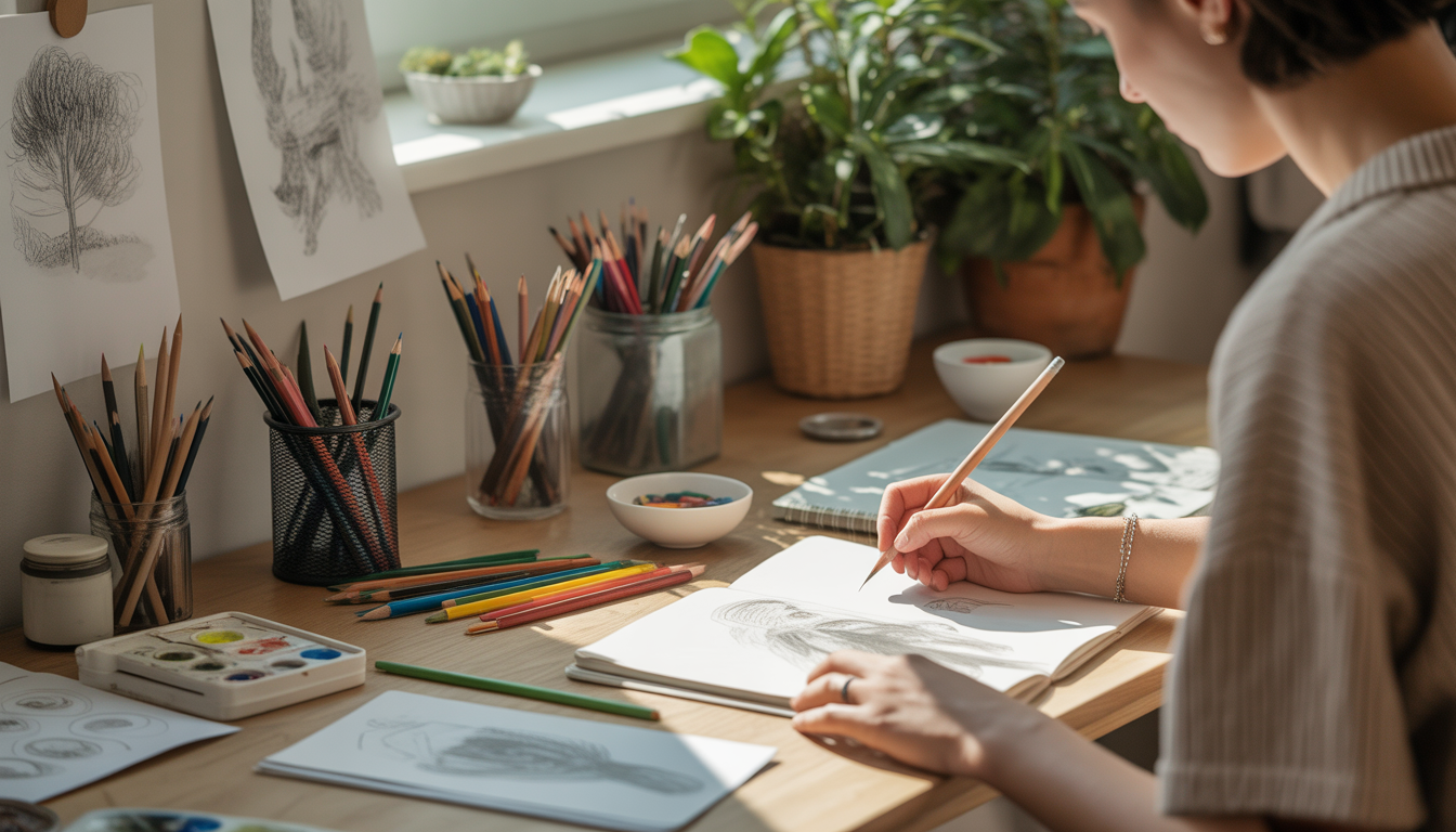 8. S’essayer au dessin ou à la peinture