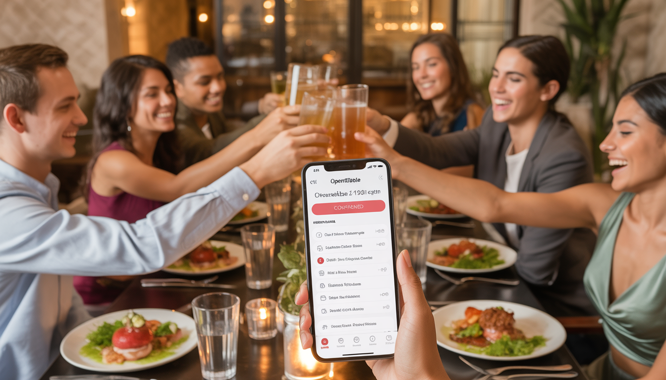 14. OpenTable: Réserver un resto après le spa