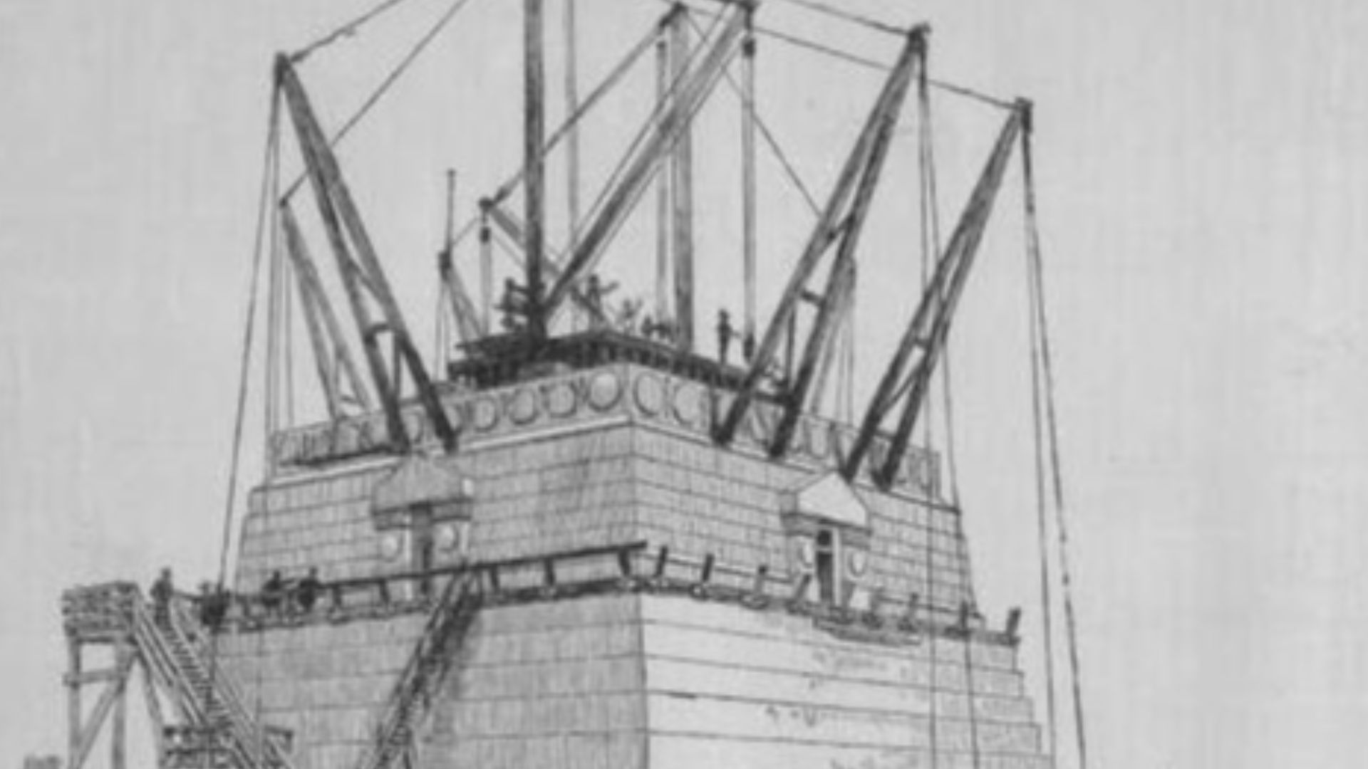 9. Elle a été reconstituée sur l'île de Bedloe
