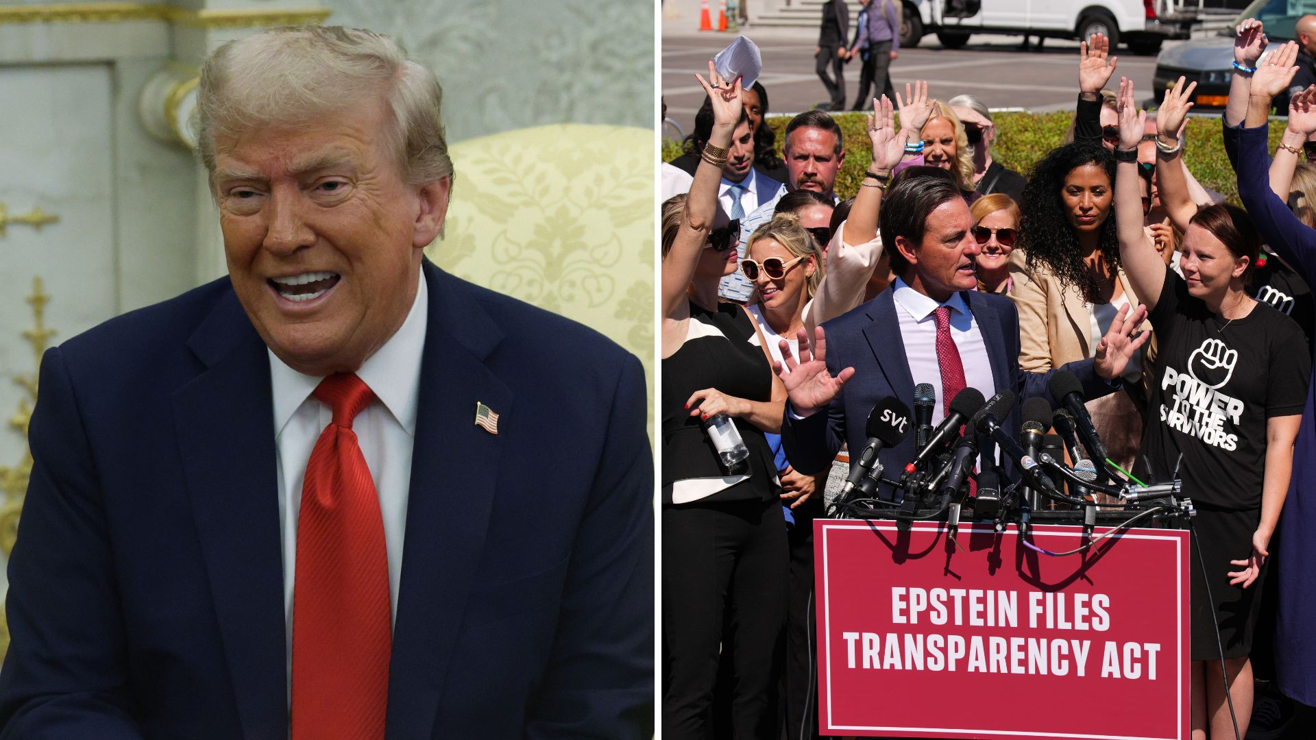 Des victimes d’Epstein parlent, Trump plaide le «canular»