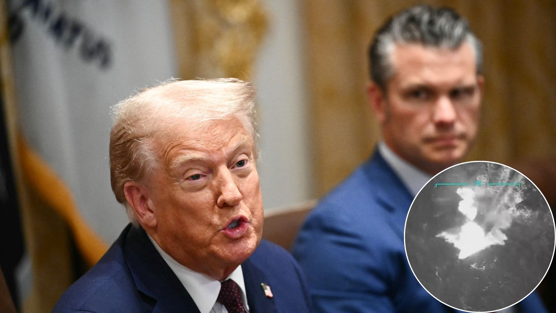 Trump bombarde un navire en eaux internationales