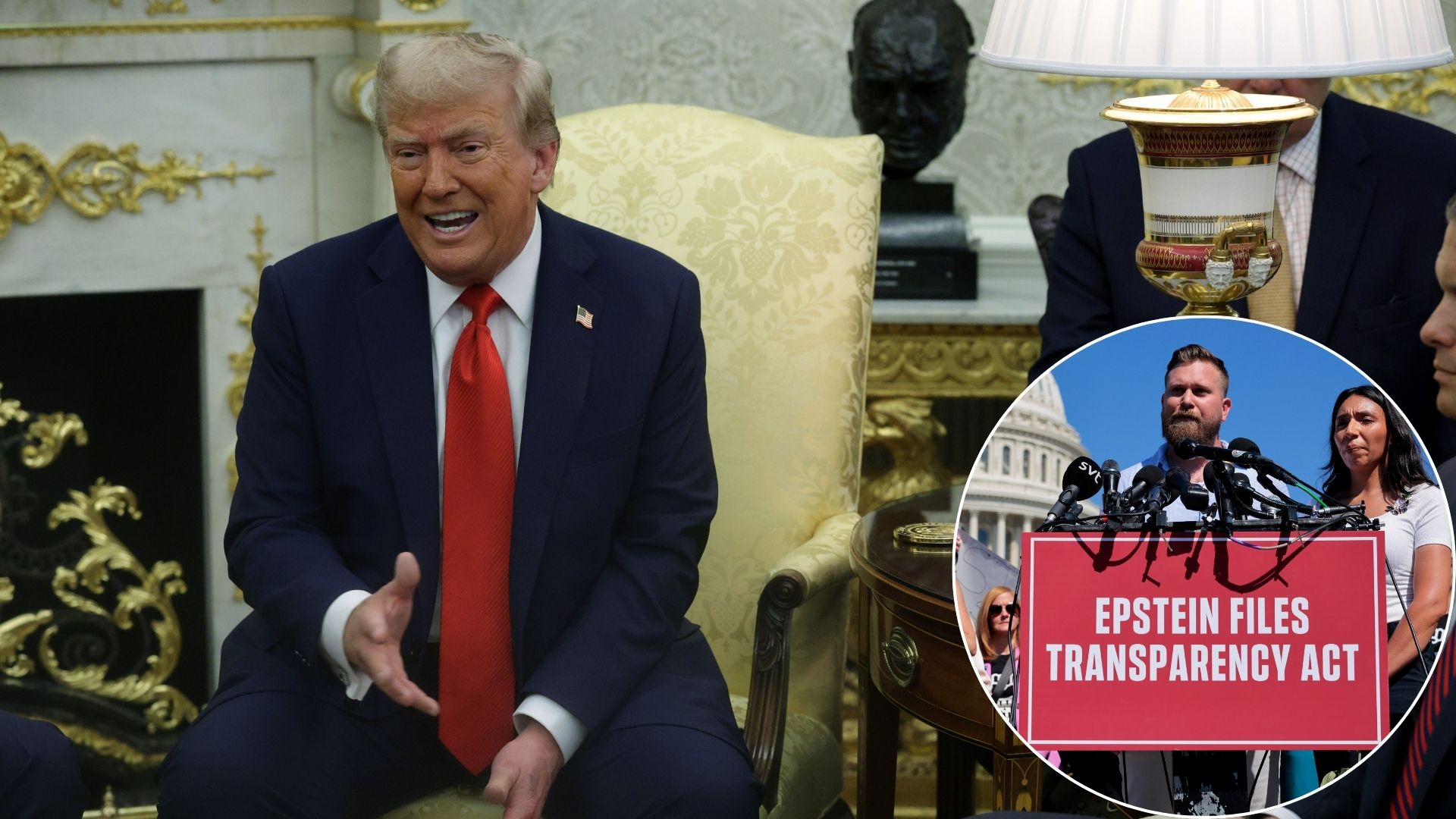 Trump se moque des victimes de Jeffrey Epstein
