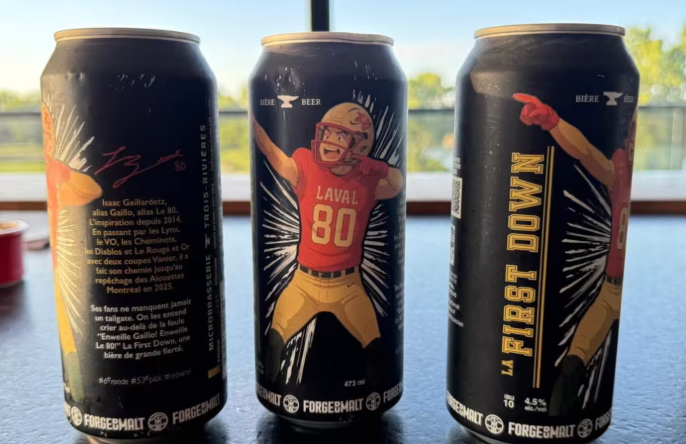 Rouge et Or player launches his own beer and passes the 1,000-yard mark