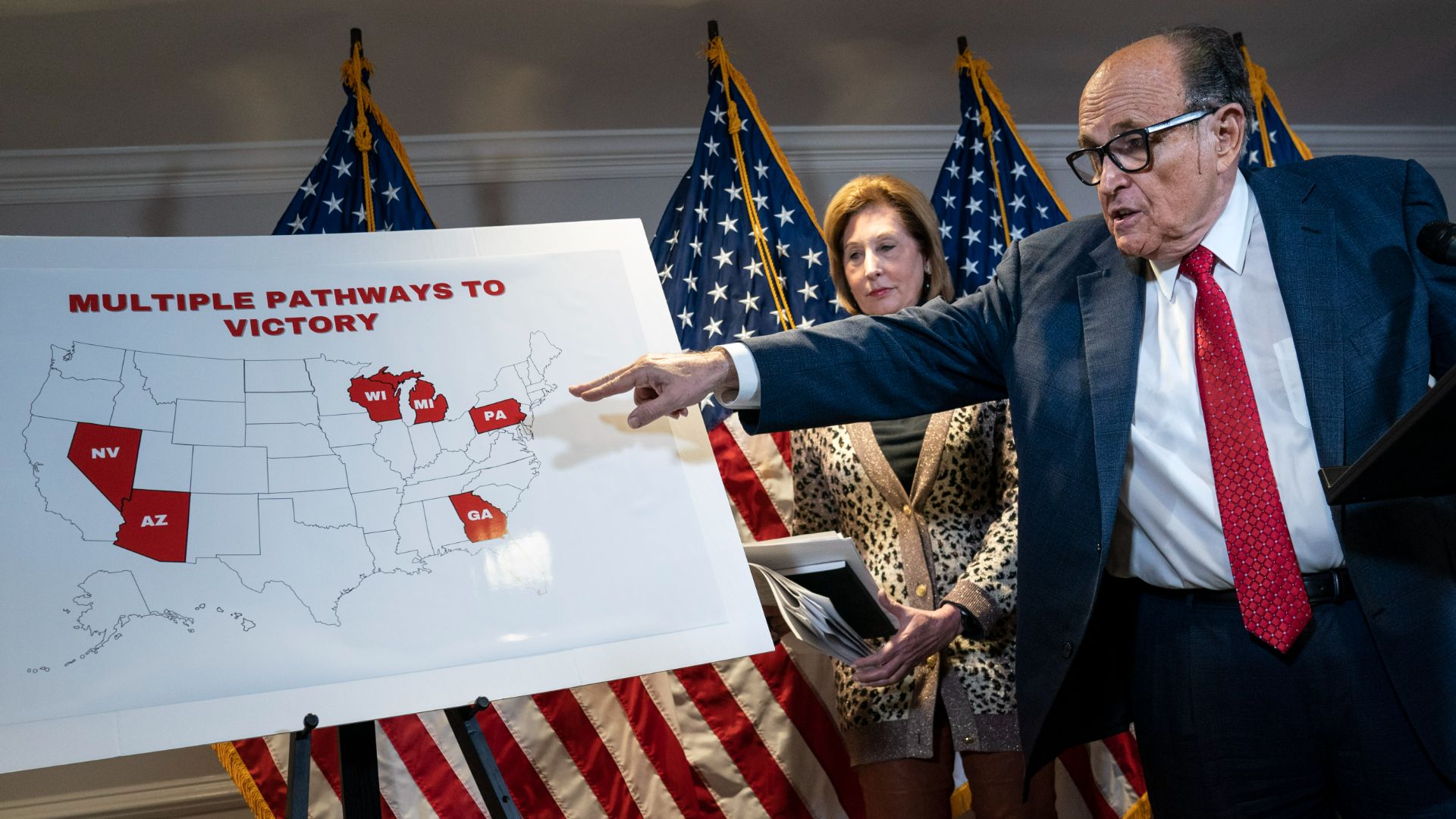 Rudy Giuliani and Sidney Powell