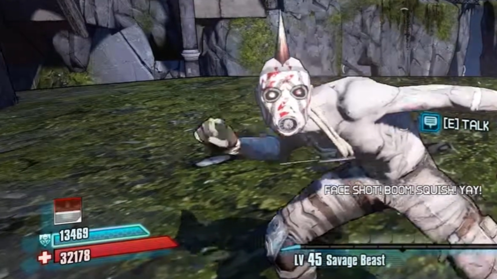6. Tirez sur ce type au visage (Borderlands 2)