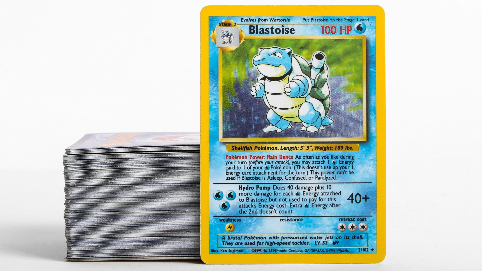7. Présentation Blastoise Galaxy Star Hologramme