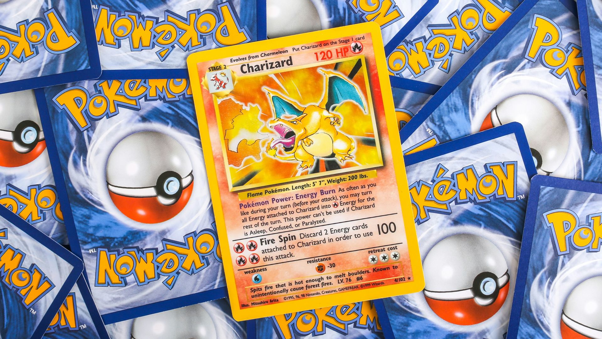 13. Disco Holofoil Charizard Test Print
