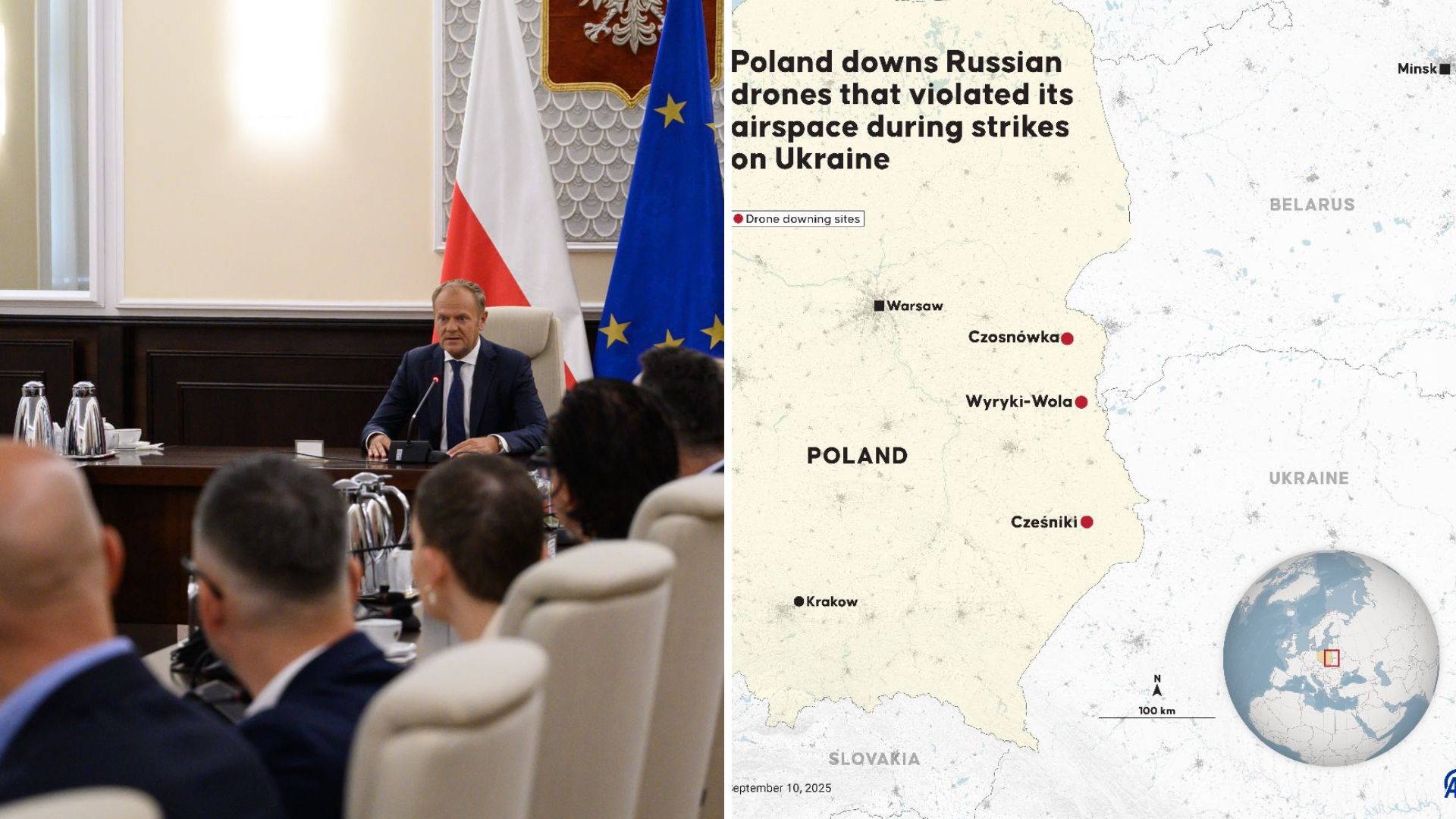Drones russes en Pologne: «La situation est grave»