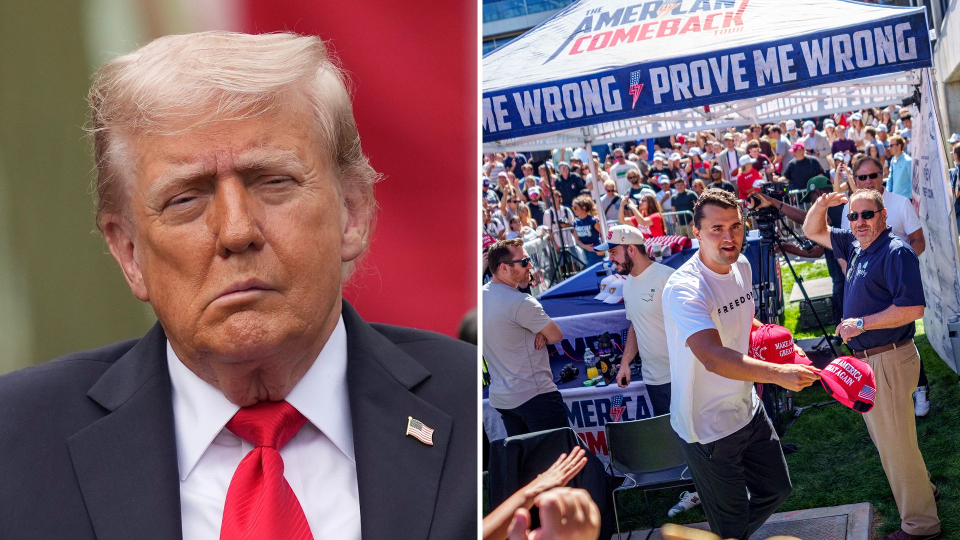Trump blâme la «gauche radicale» pour le meurtre de Charlie Kirk