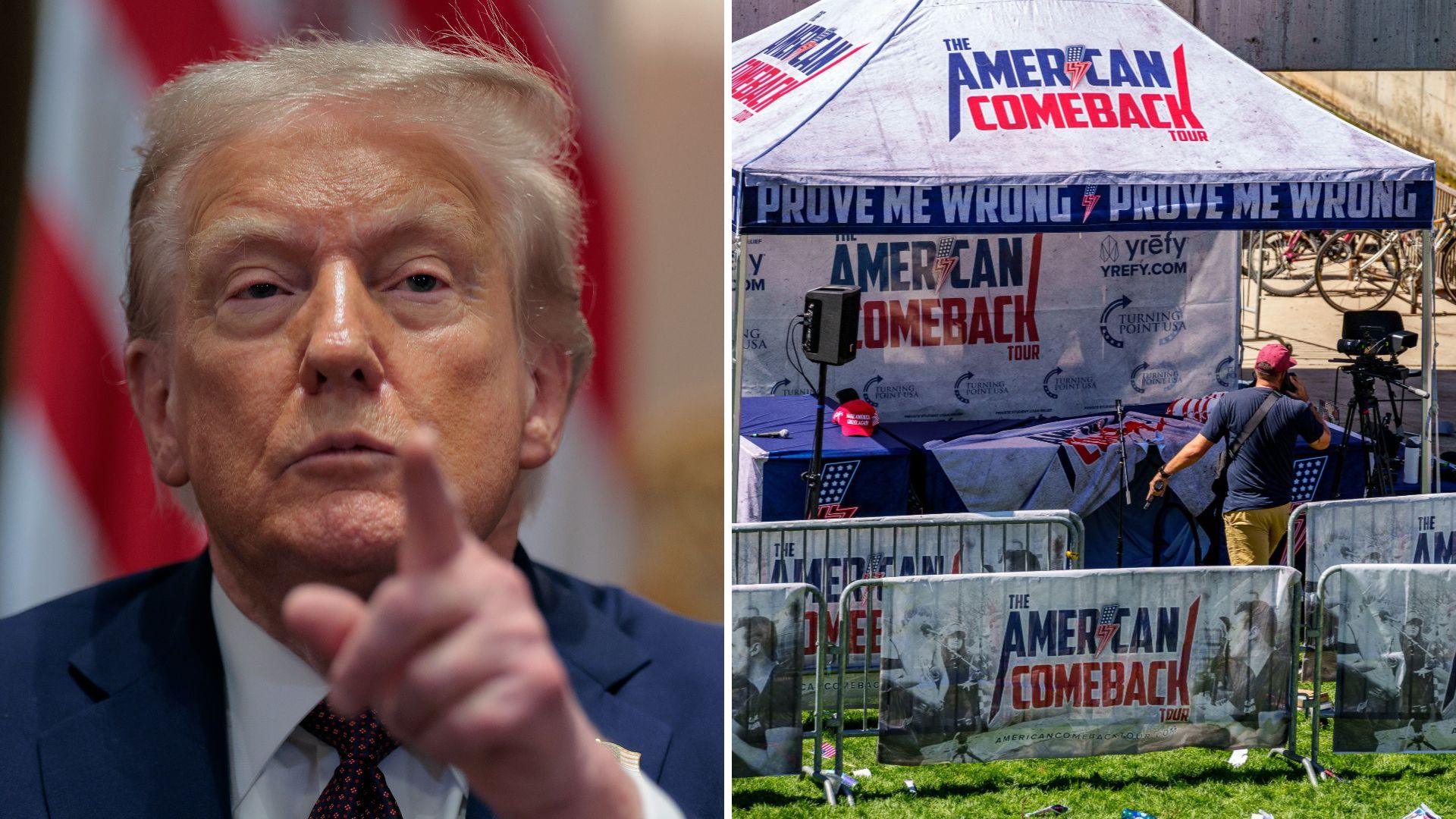 Charlie Kirk: Trump blâme la «gauche radicale»