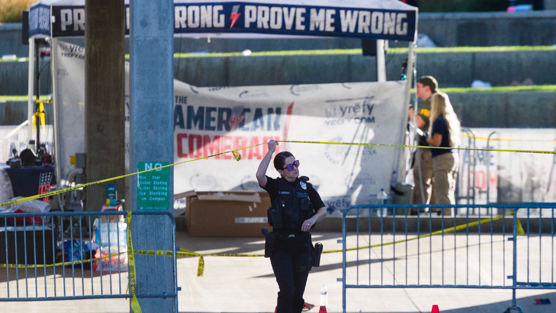 Des terroristes violents