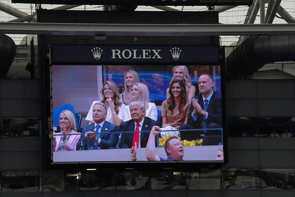The smile on his face