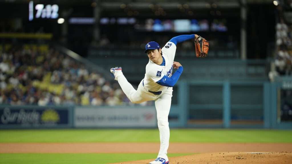 Shohei Ohtani founded another 50/50 club (and pitched five scoreless, hitless innings)