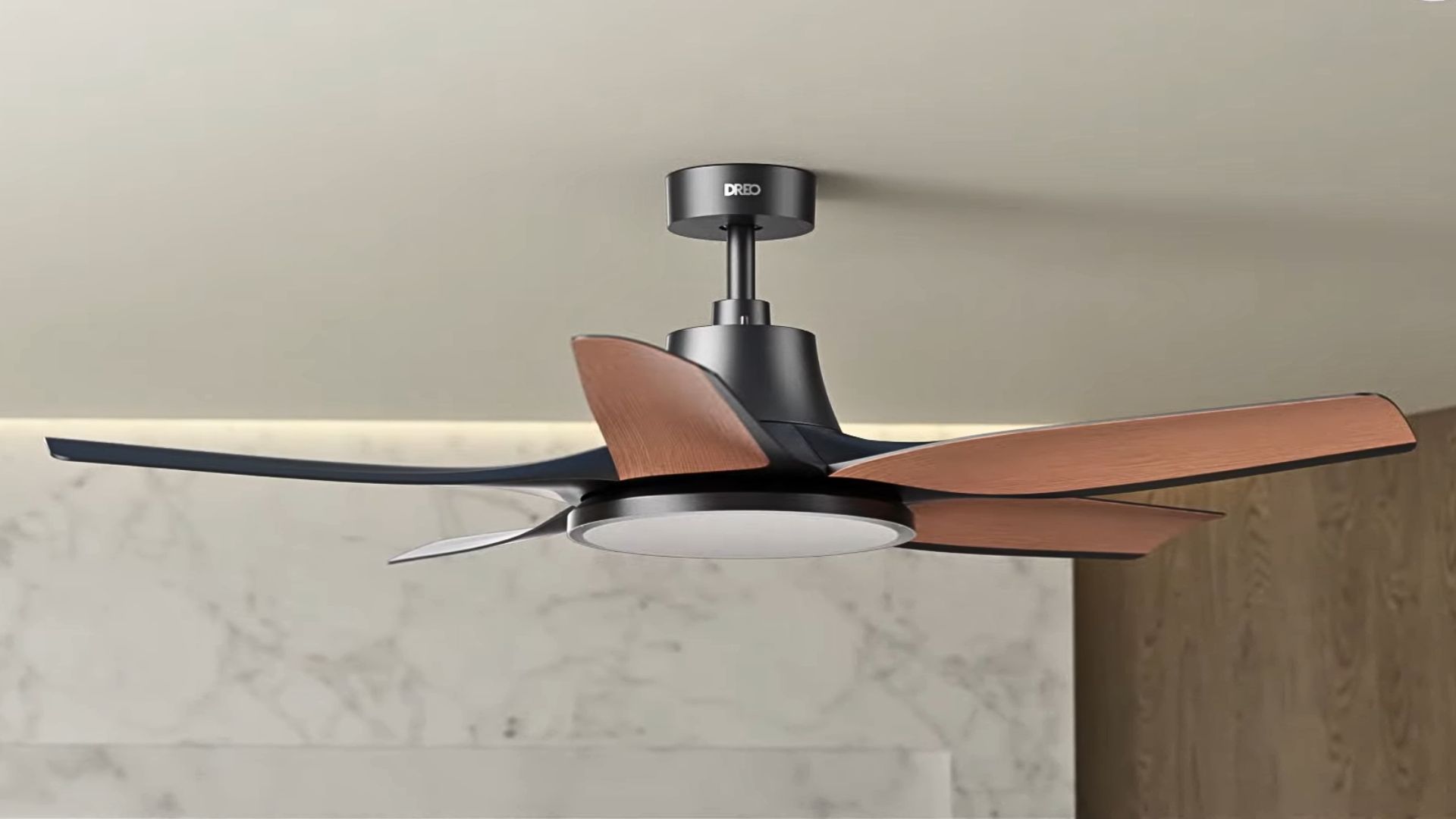 7. Ventilateur de plafond intelligent avec apprentissage du climat