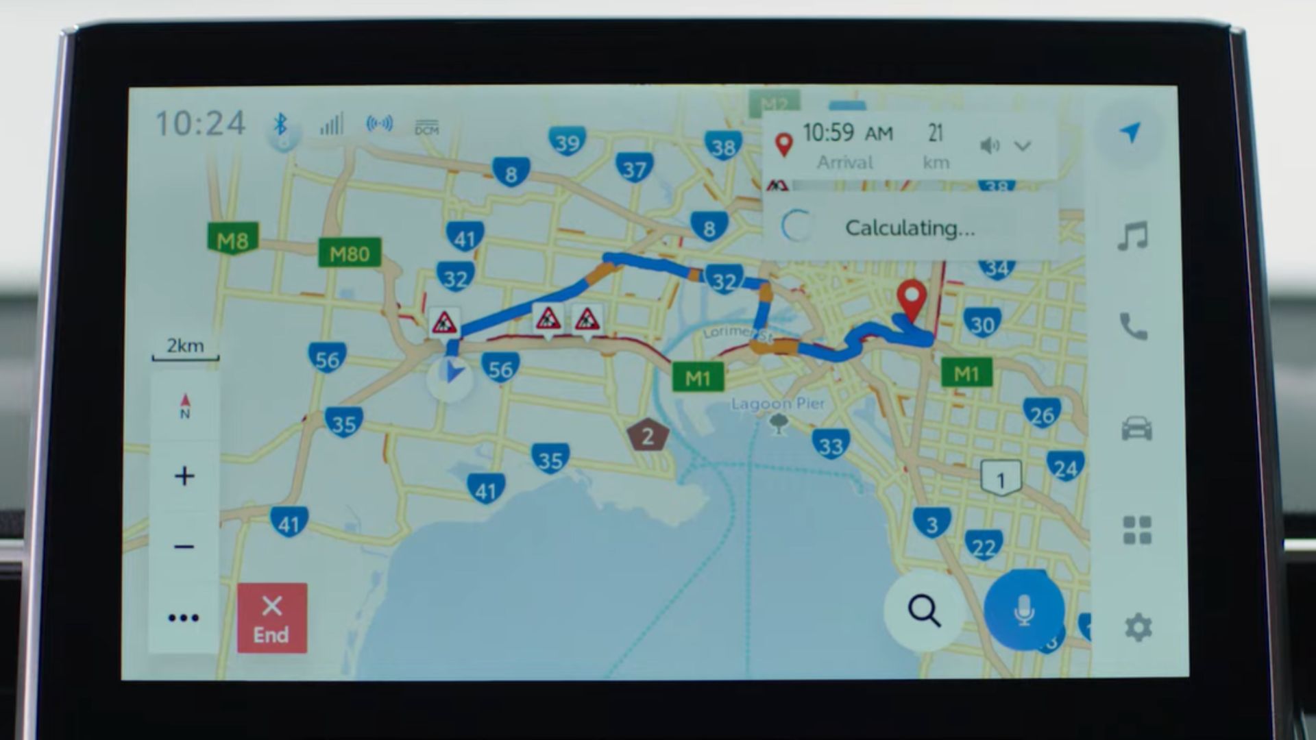 6. Naviguer jusqu'à la station-service la plus proche