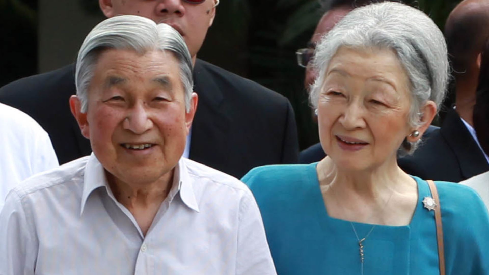 7. L'empereur Akihito et l'impératrice Michiko du Japon