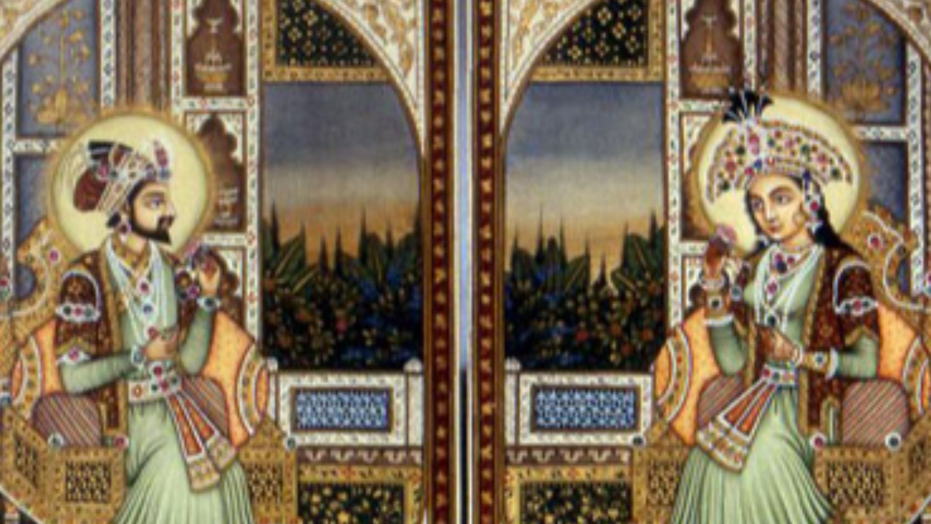 8. Shah Jahan et Mumtaz Mahal