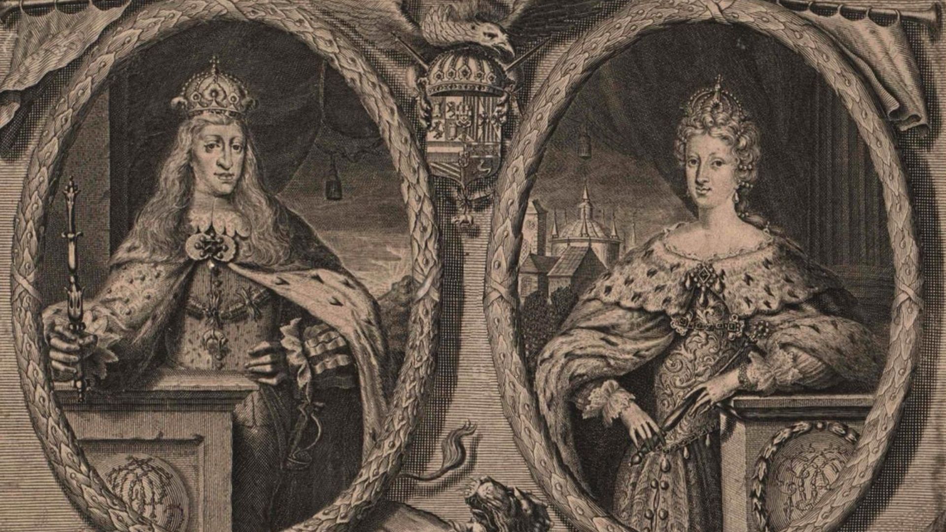 10. Charles II d'Espagne et Marie-Anne de Neubourg
