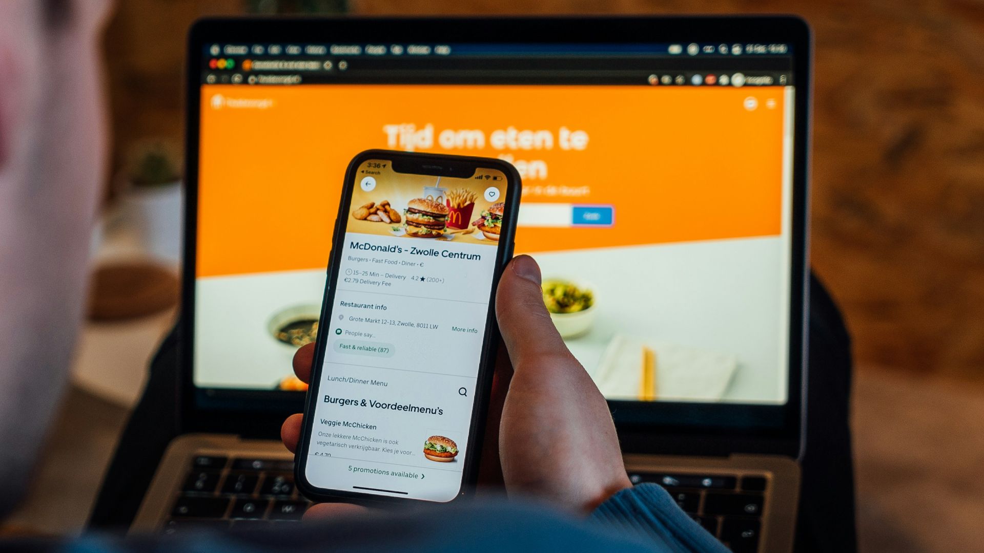2. Recherche de menus de restaurants locaux