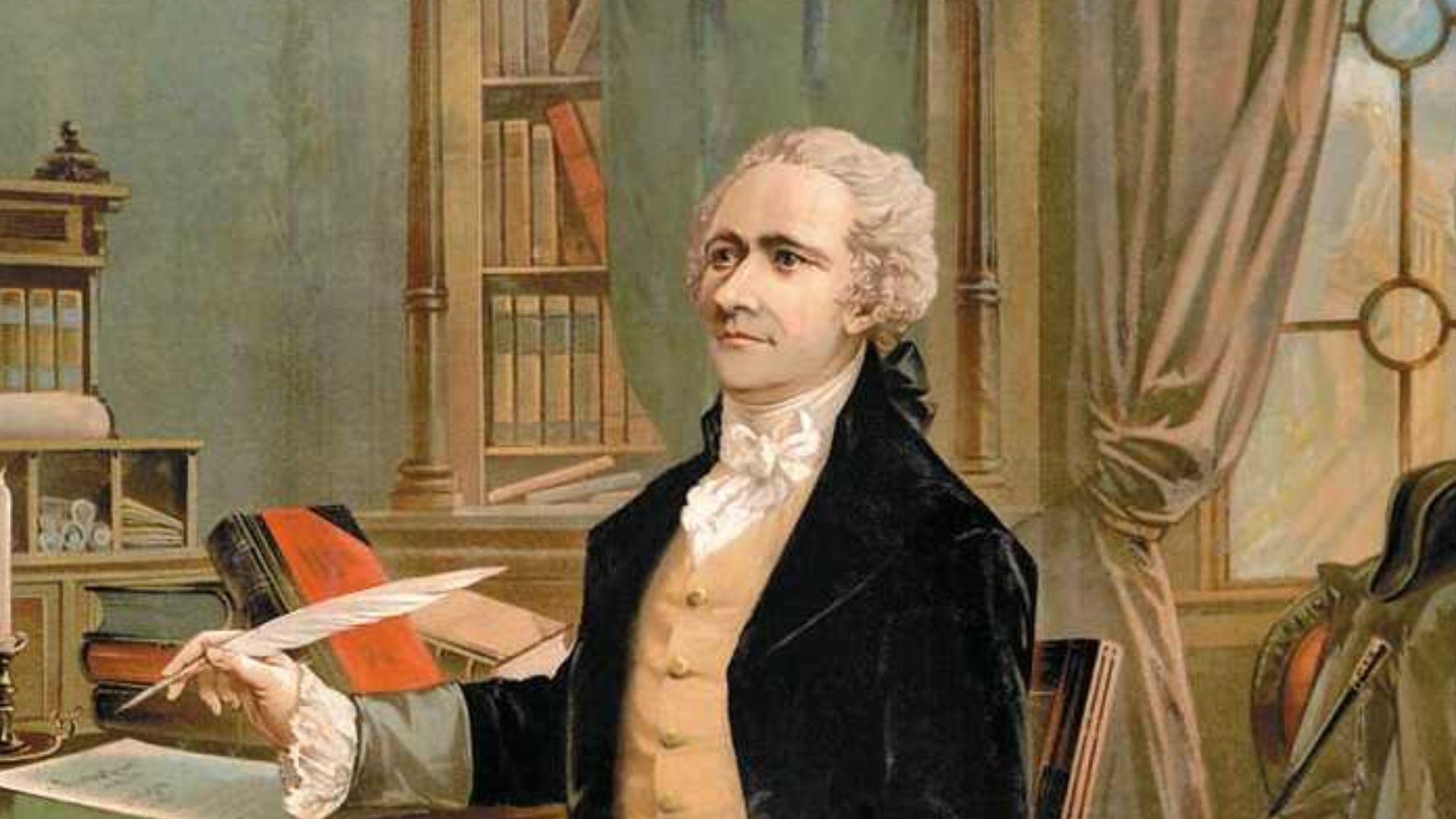 4. Alexander Hamilton est né dans les Caraïbes