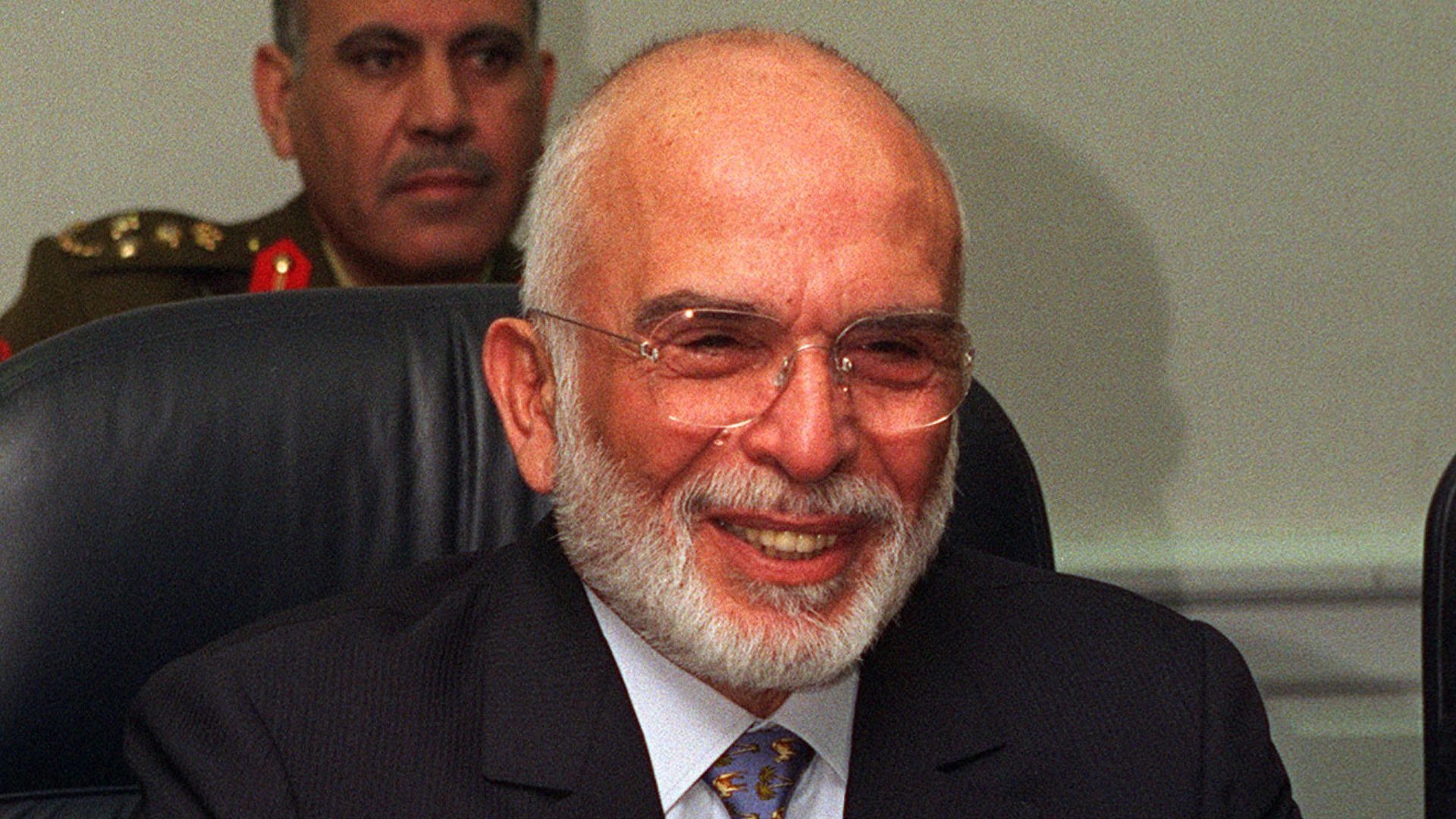 11. Le roi Hussein et Lisa Halaby