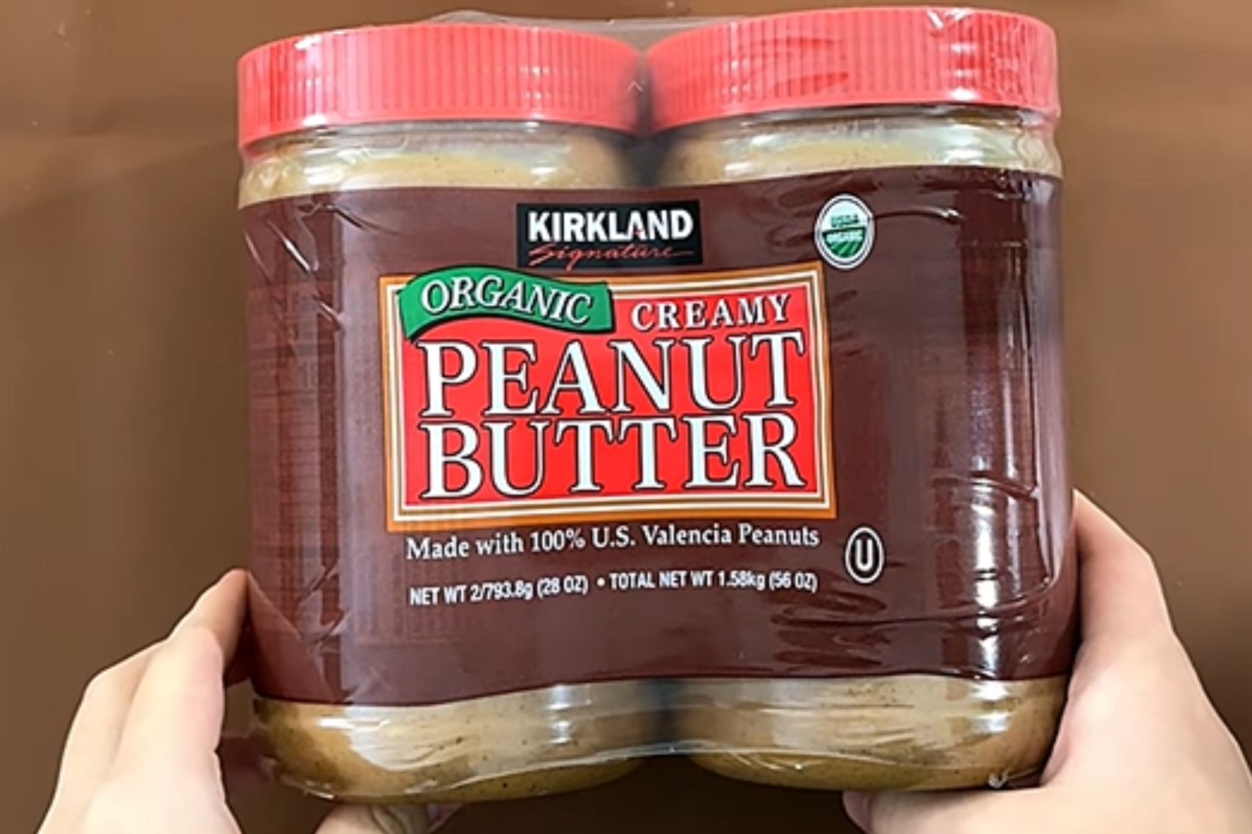 Beurre de cacahuète ~ 12,99 $ pour un lot de deux pots de 1,36 kg