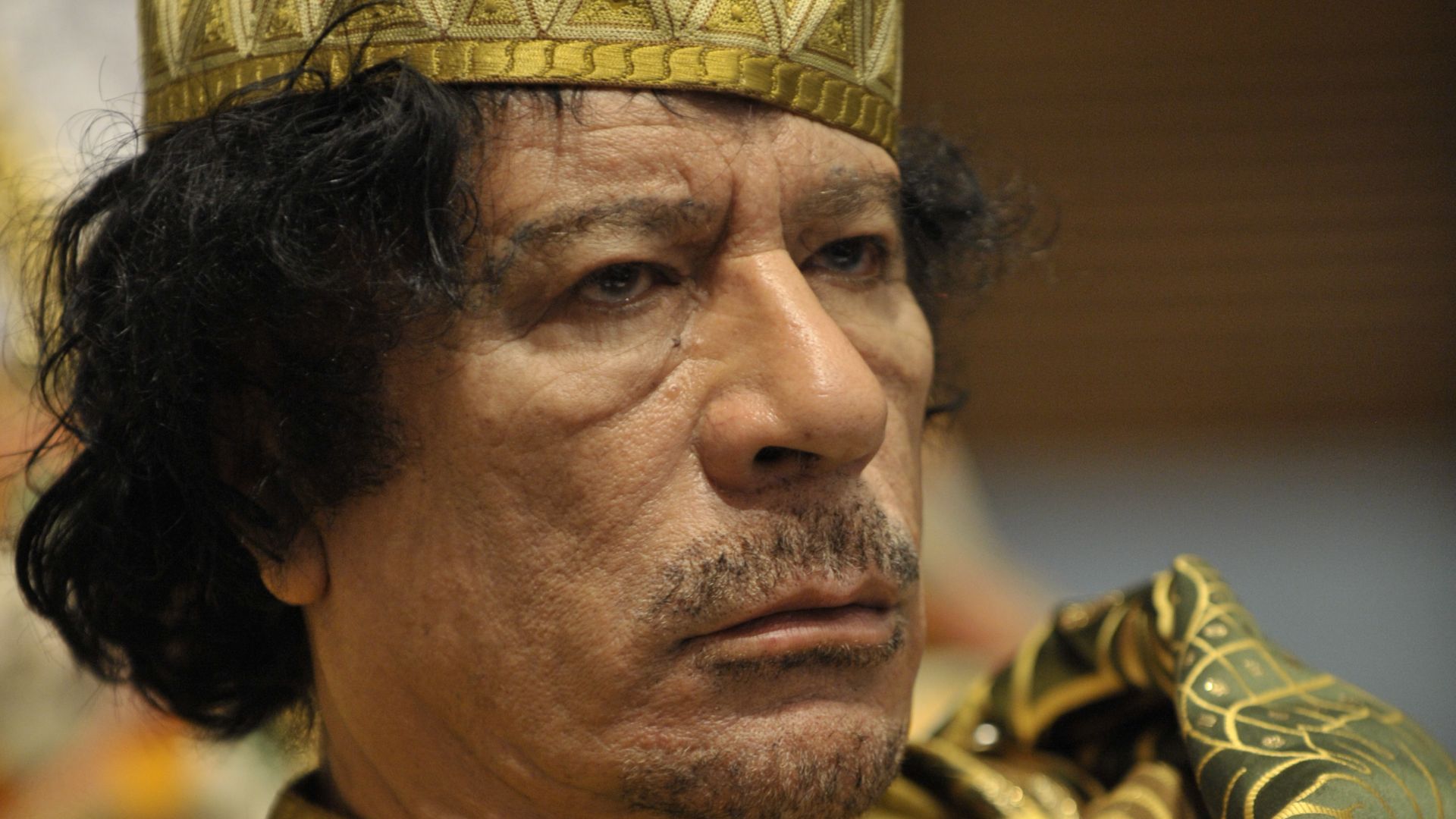 17. Mouammar Kadhafi