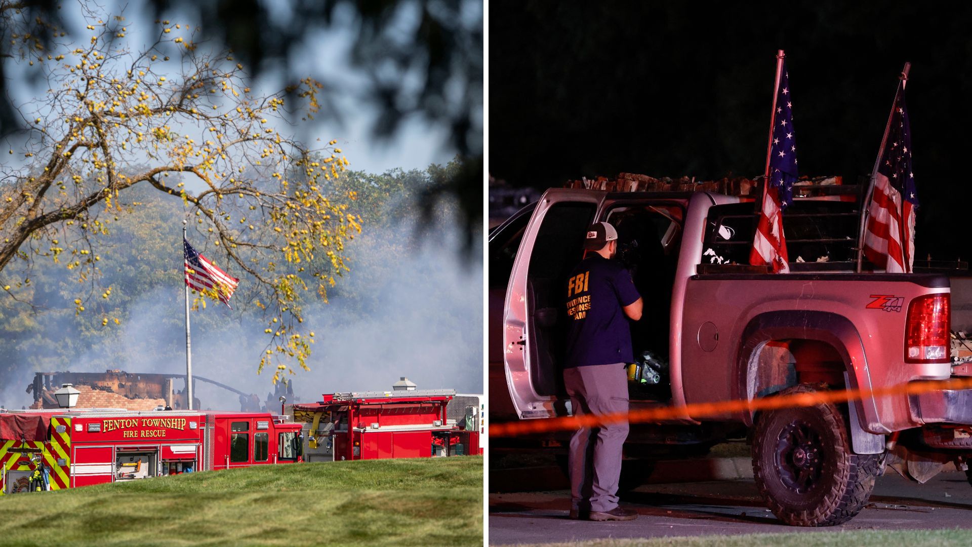 Complete Horror as Church Burns After Deadly Shooting in Michigan