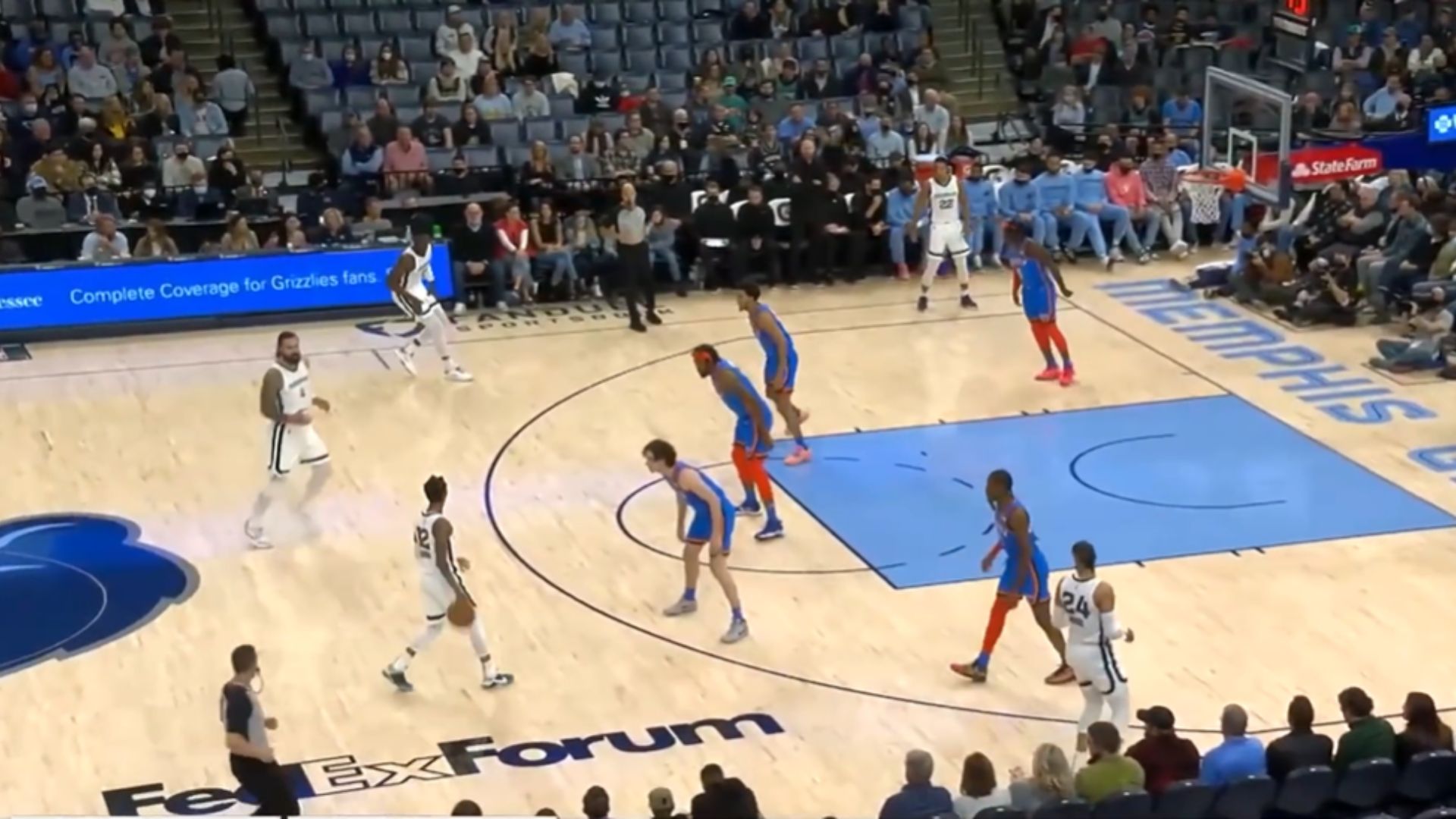 13. Oklahoma City Thunder Vs. Memphis Grizzlies (Saison régulière de la NBA 2021)