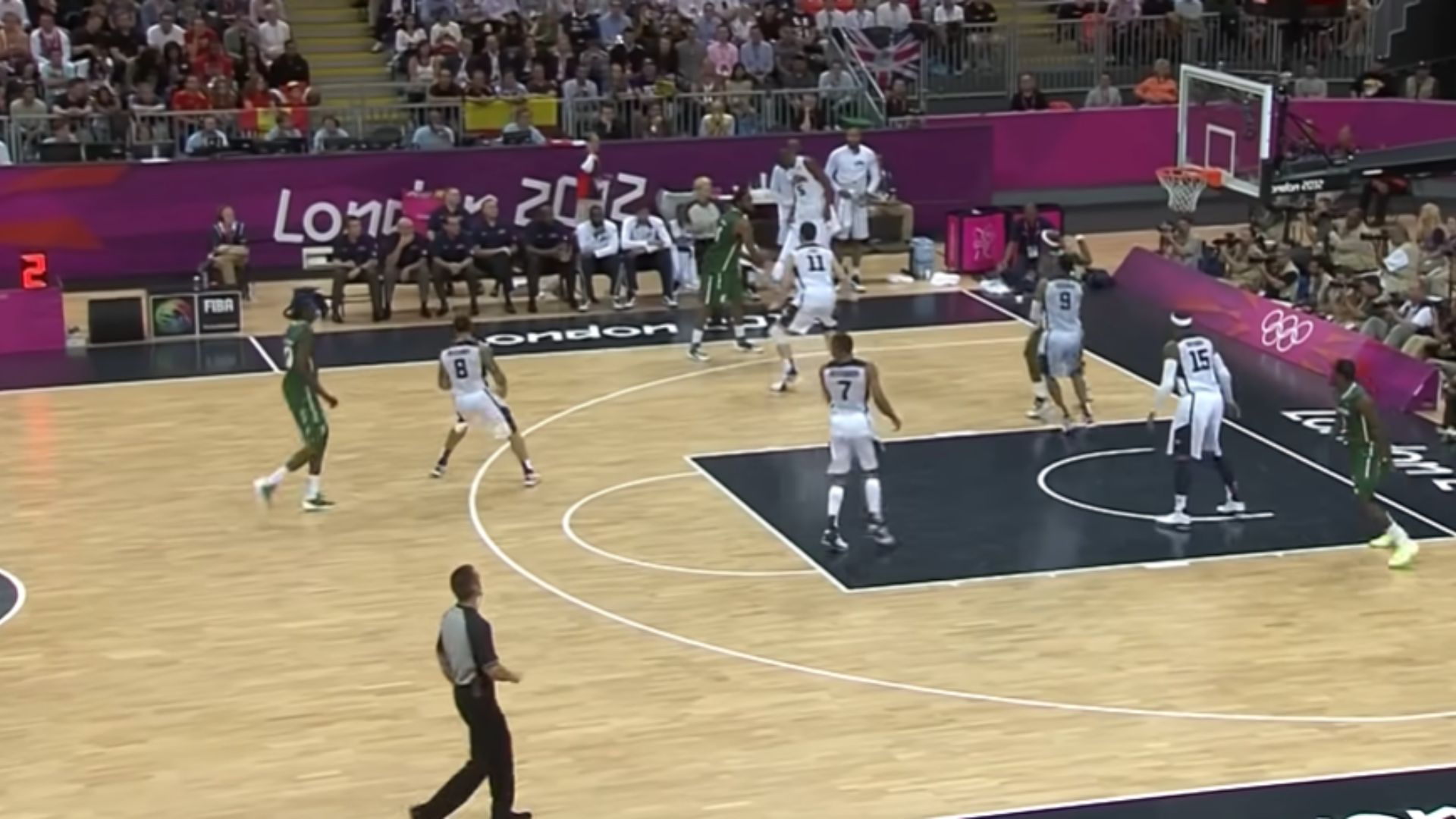 15. USA Vs. Nigeria (Basket-ball olympique 2012)