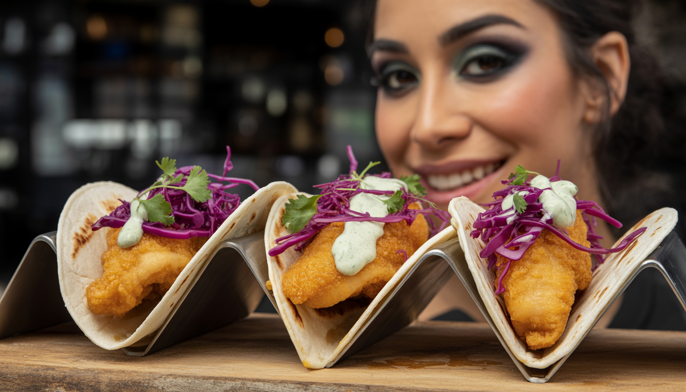 3. Smoky eye & tacos de poisson