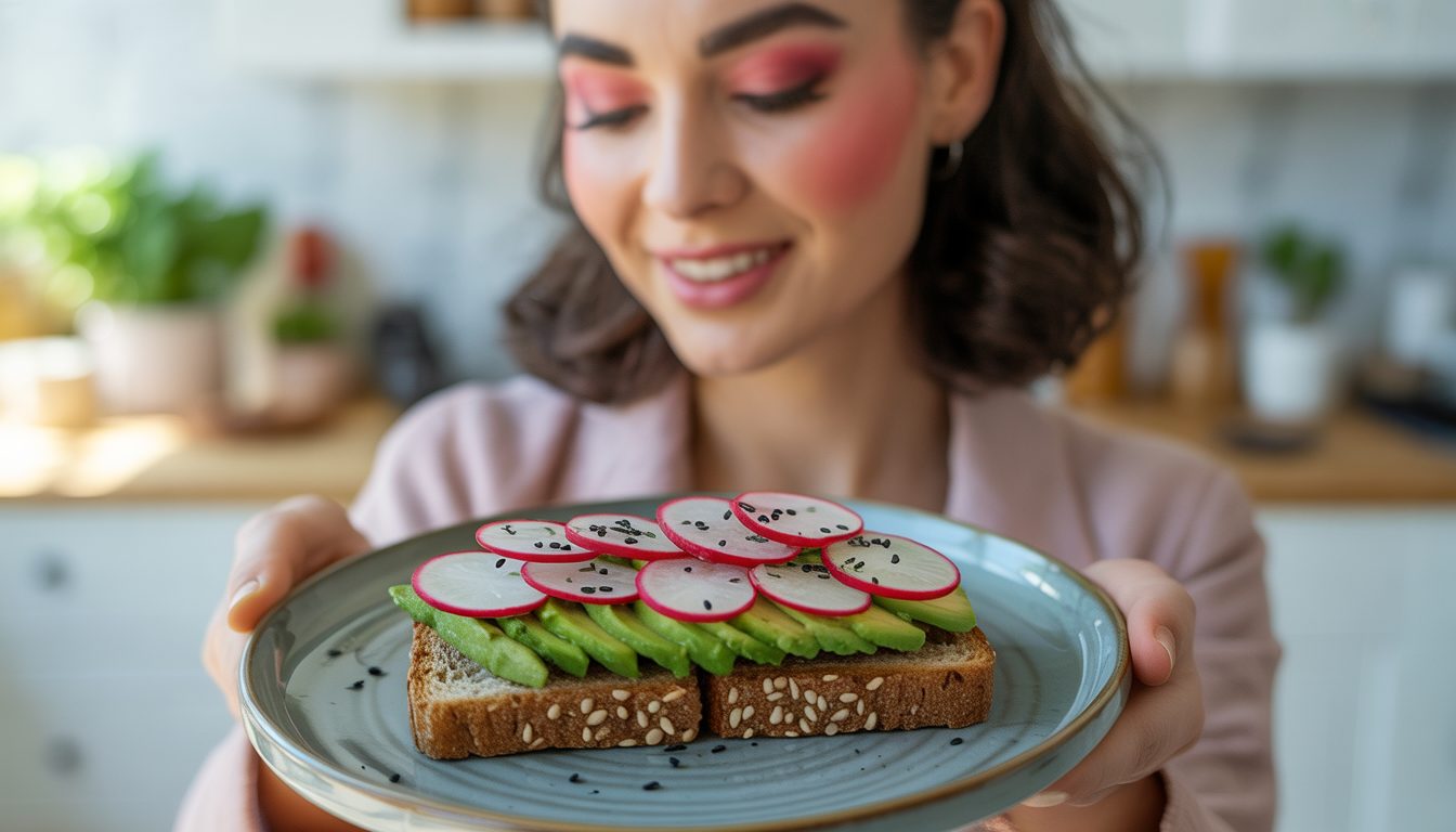 11. Blush rosé & tartines avocat-radis