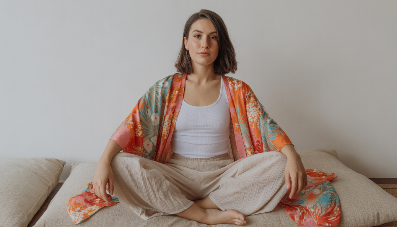 4. Le kimono imprimé