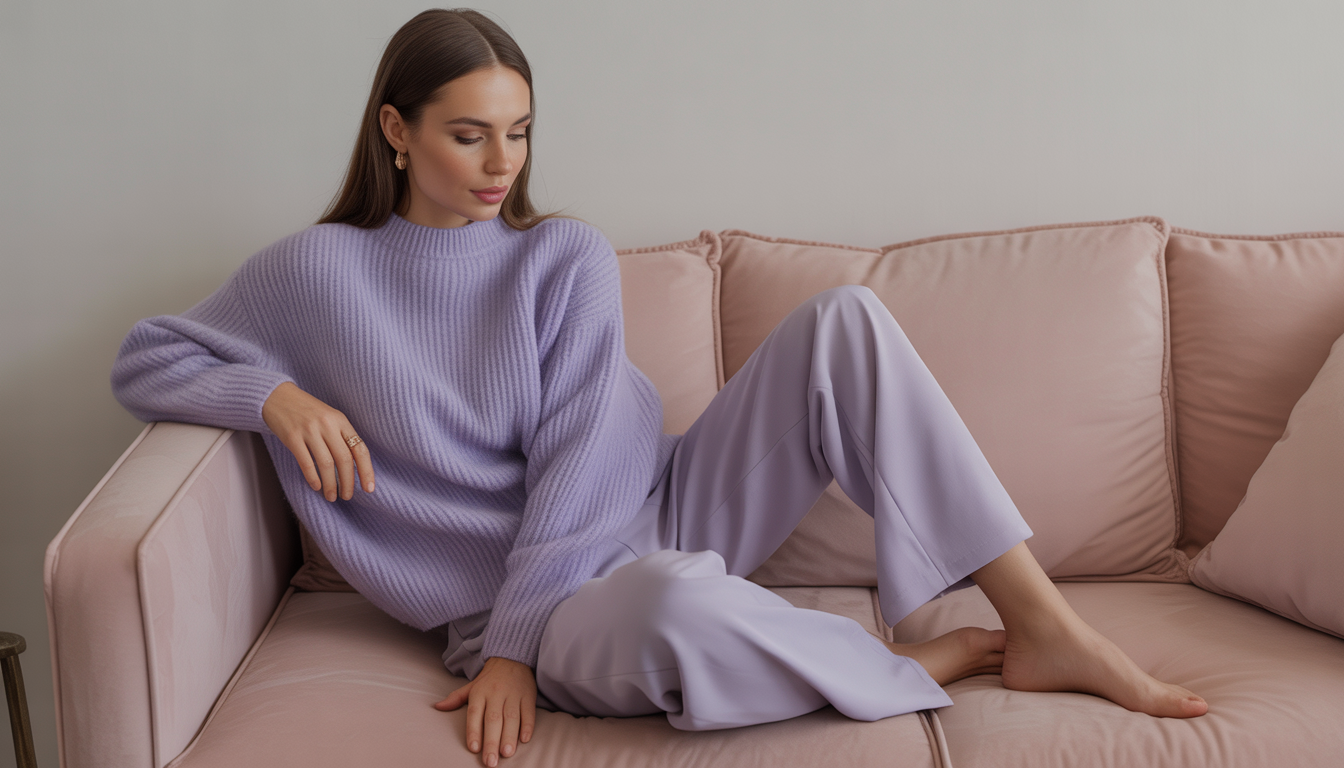 9. Le look monochrome pastel