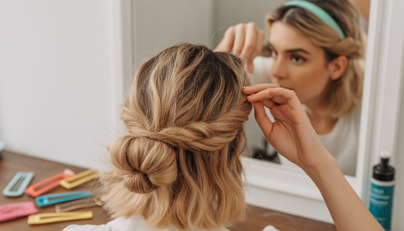 6. Coiffure rapide et stylée