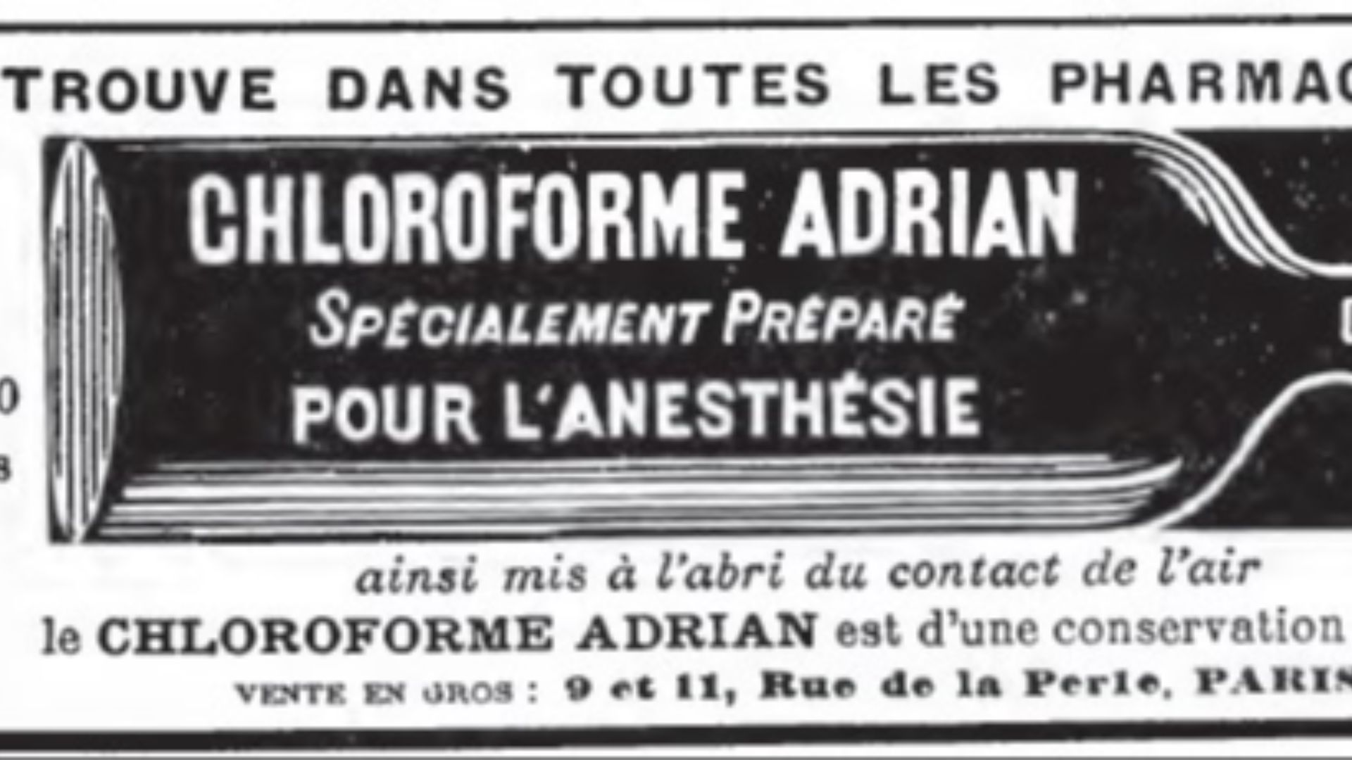 12. Chloroforme pour l'asthme